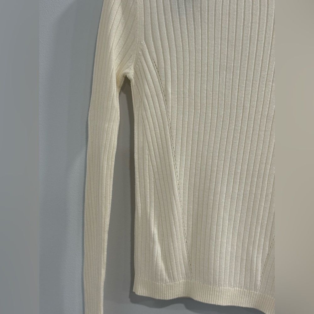 Garage Cream Ribbed Sweater - Picture 5 of 8